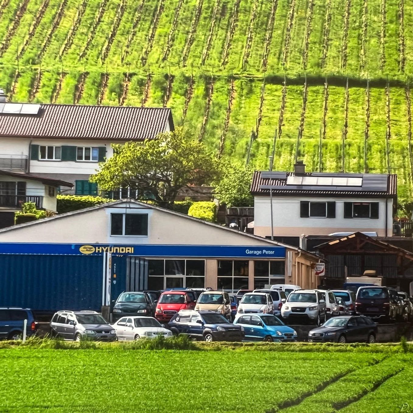 L'équipe et l'atelier du Garage Petter Sàrl à Cornaux